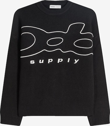 Bershka Sweter w kolorze czarny: przód