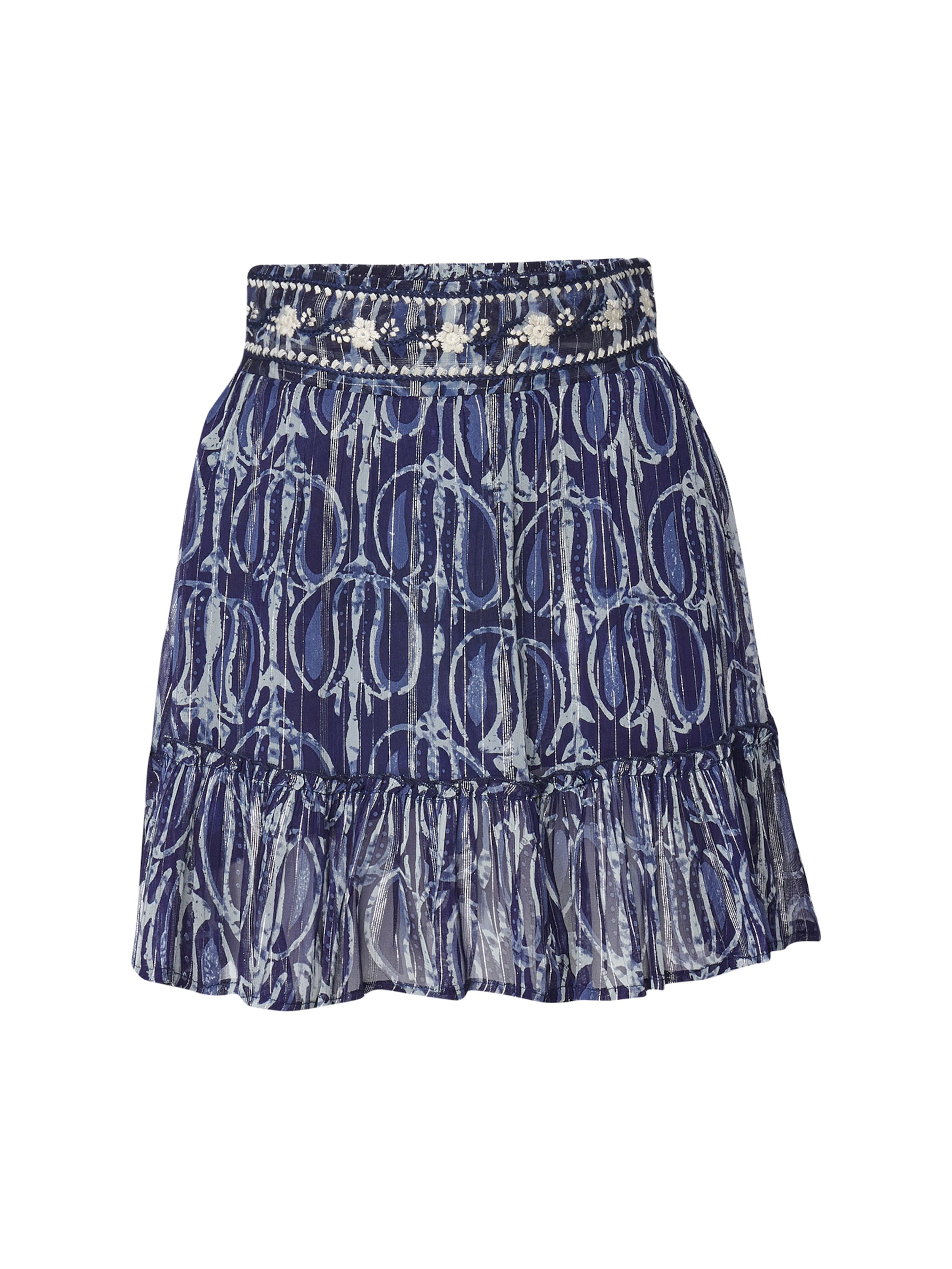 KOROSHI Sukňa - Modrá: predná strana