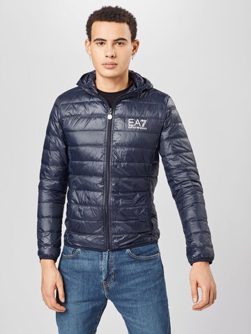 EA7 Emporio Armani - Chaqueta de invierno en azul: frente