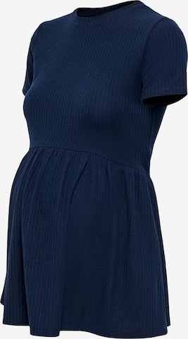 Only Maternity Shirt 'OLMMalaya' in Blue: front