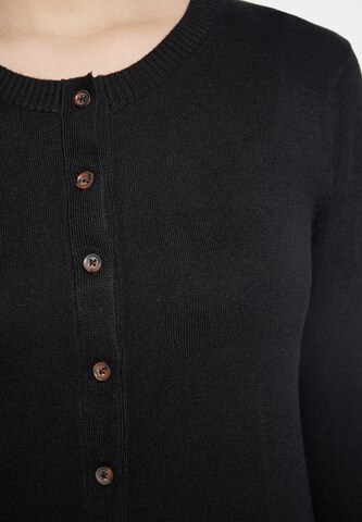 usha BLACK LABEL Knit cardigan in Black