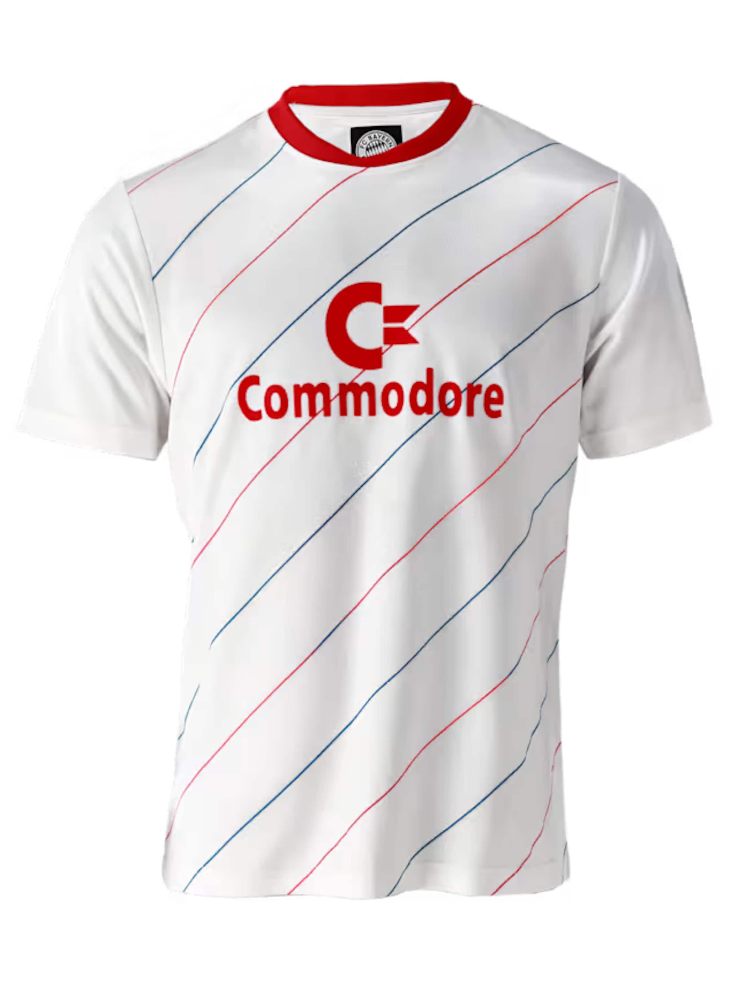 FC BAYERN MÜNCHEN Jersey '1985 - 86' in White: front