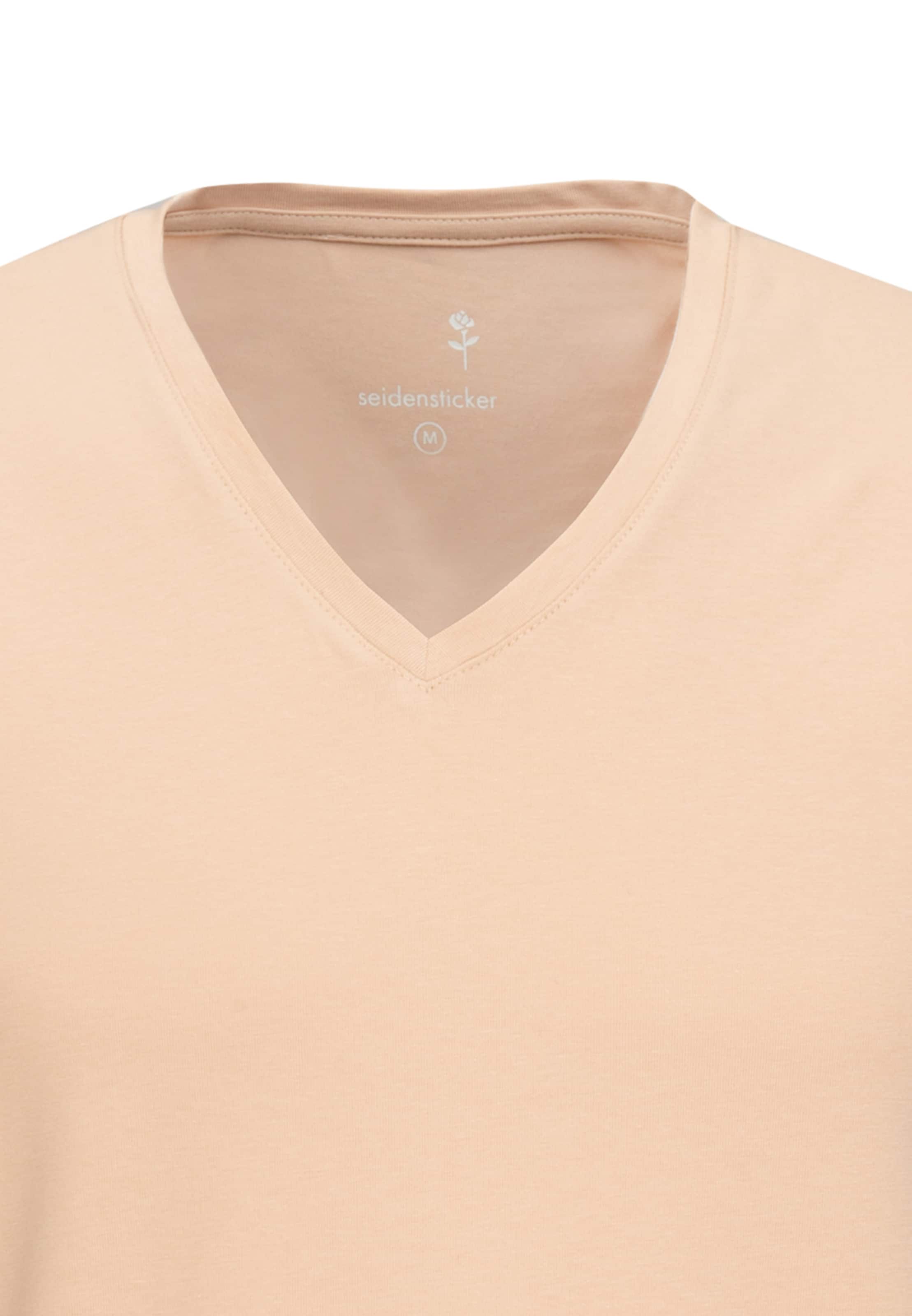 SEIDENSTICKER T-shirt 'Schwarze Rose' i orange