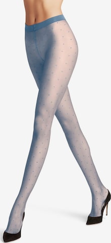 FALKE Strumpfhose 'Dot' in Blau: Vorderseite