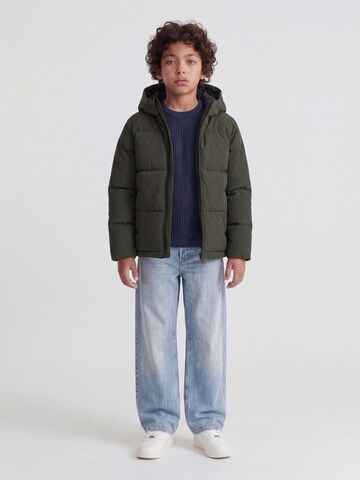 Jack & Jones Junior Winter Jacket 'JJGALAXY' in Green
