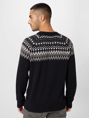 GAP Sweter 'FAIR ISLE' w kolorze czarny