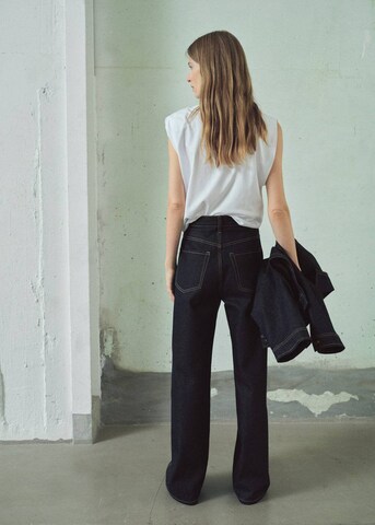 MANGO Loose fit Jeans 'Susan' in Blue