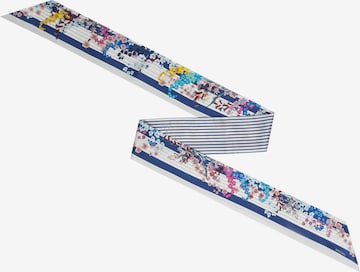 Foulard ' FLORAL TWILLY ' Roeckl en bleu : devant