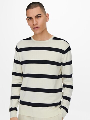 Only & Sons Pullover 'WYLER' in Weiß