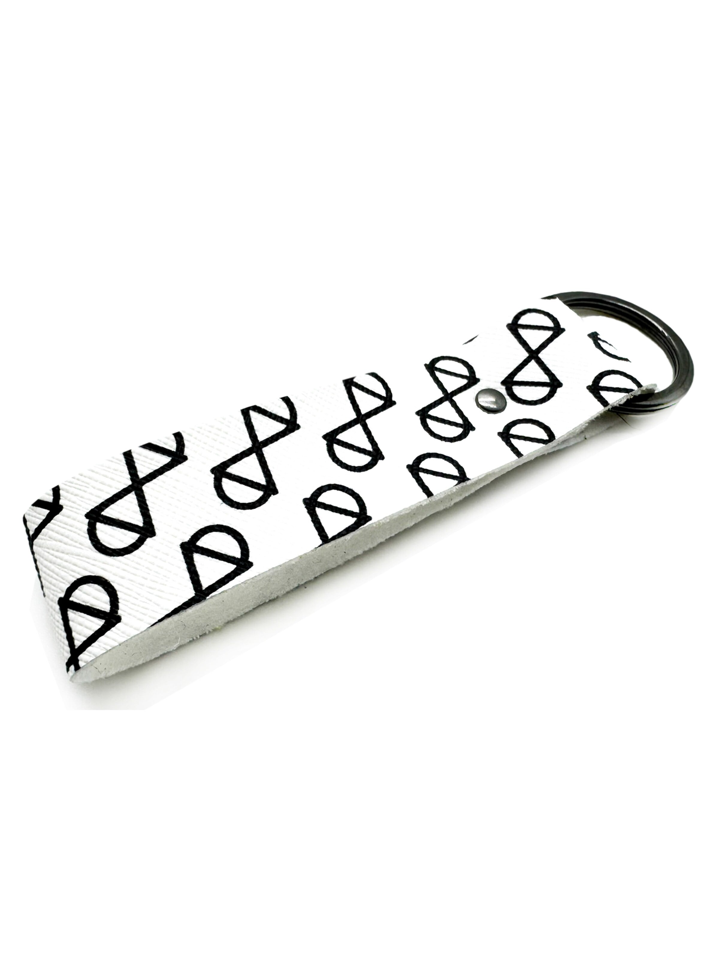 NAT-2 Schlüsselanhänger 'nat-2™ Vegan Keychain fridge'‌‌‌‌‌‌‌‌ in Weiß: Vorderseite