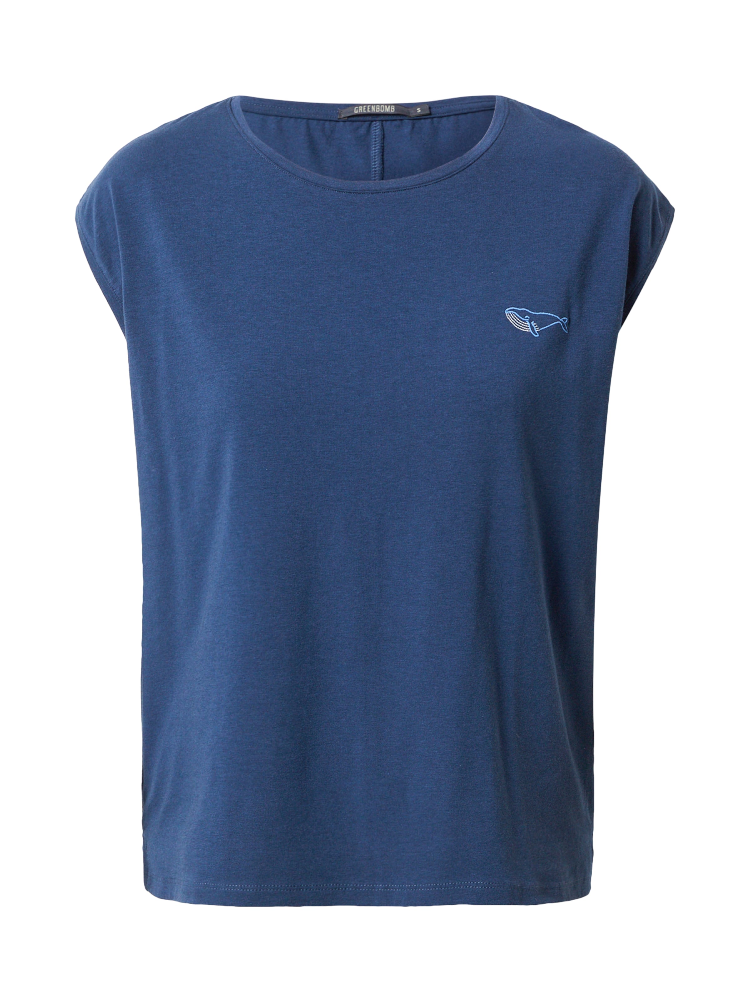 Frauen Shirts & Tops GREENBOMB T-Shirt in Indigo, Hellblau - ET61978 Frauen Shirts & Tops GREENBOMB T-Shirt in Indigo, Hellblau - ET61978