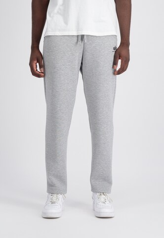 ALPHA INDUSTRIES Slim fit Pants in Grey: front