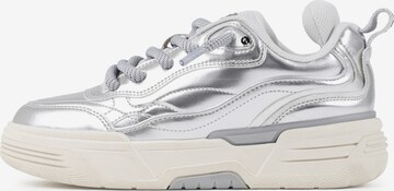 brx by BRONX Sneakers laag 'Skat-Err' in Zilver: voorkant