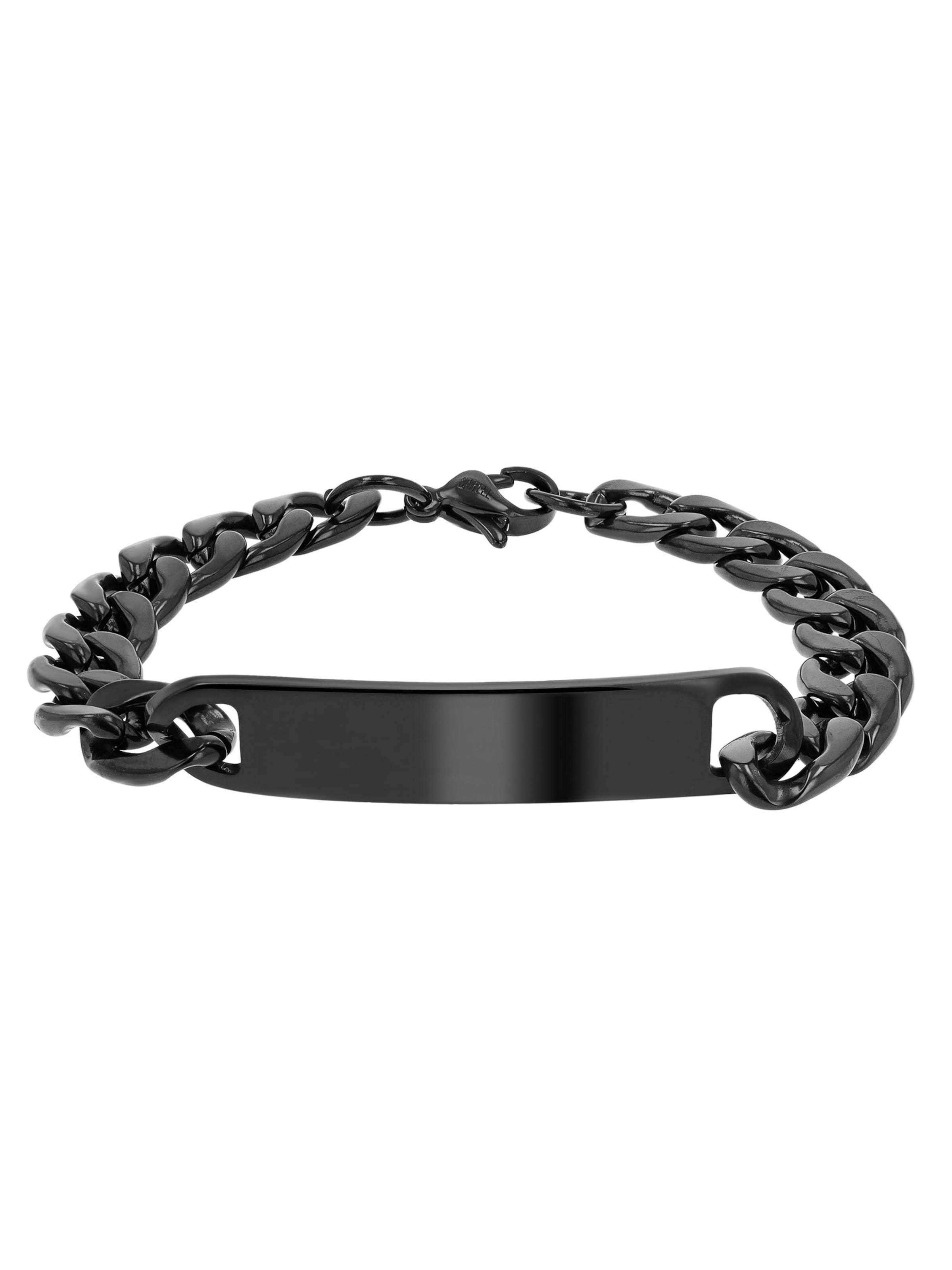 Akzent Armband 'Teagan, langlebig'‌‌‌ in Schwarz