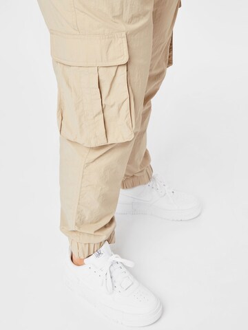 Urban Classics Tapered Cargobroek in Beige