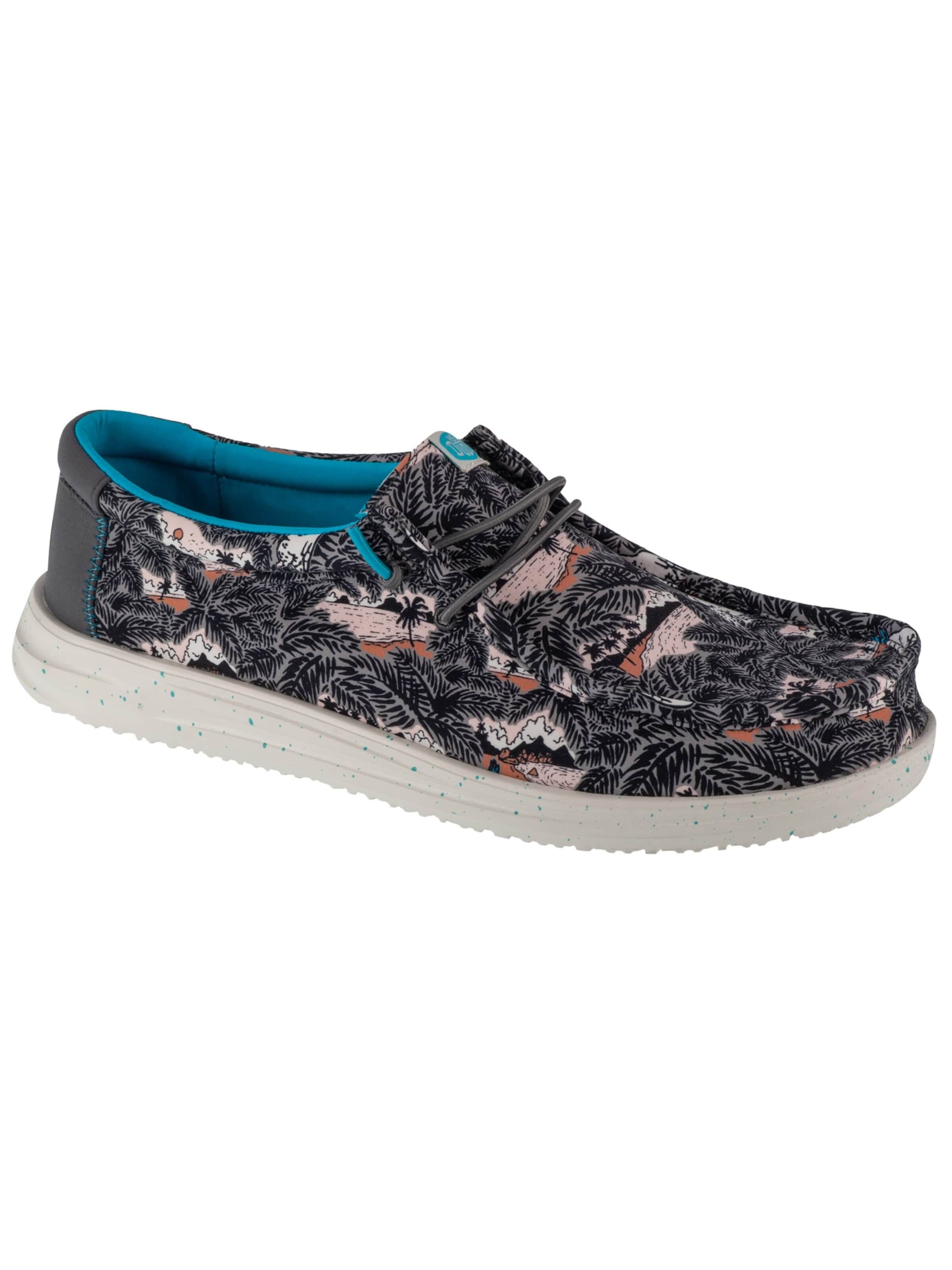 HEY DUDE Mocassins 'Hey Dude Wally H2O Tropical' in Zwart: voorkant