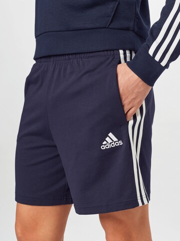 ADIDAS SPORTSWEARregular Sportske hlače 'Aeroready Essentials 3-Stripes' - plava boja