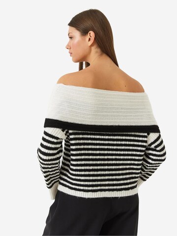 Pull-over Bianco Lucci en blanc