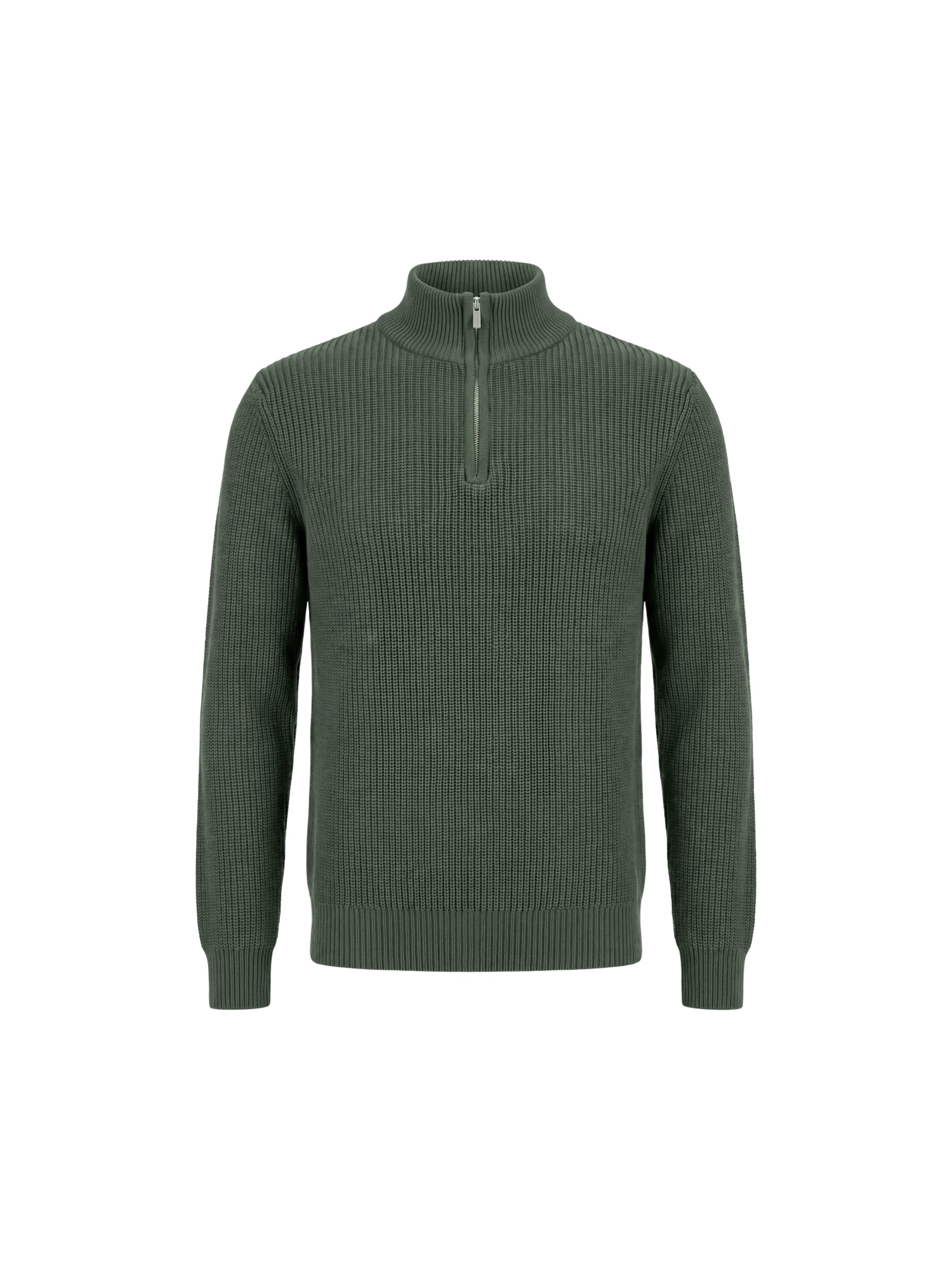 DAN FOX APPAREL Pull-over 'Leart' en S en vert foncé, Vue avec produit