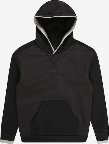 ADIDAS PERFORMANCE Sports sweater in Black: front