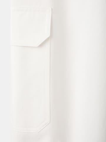 MANGO Barrel Hose 'Maloon' in Weiß