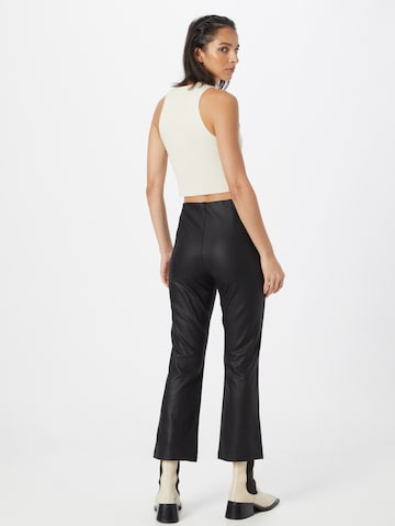 Lindex Flared Pants 'Linnea' in Black