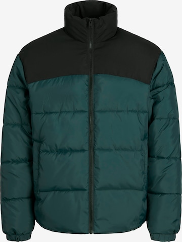 JACK & JONES Winterjas 'JJMOON' in Groen: voorkant