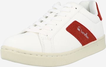 Benetton Footwear Sneaker 'Walk 2.0' in White: front