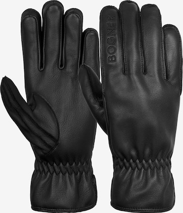 BOGNER Athletic Gloves 'Tobin' in Black: front