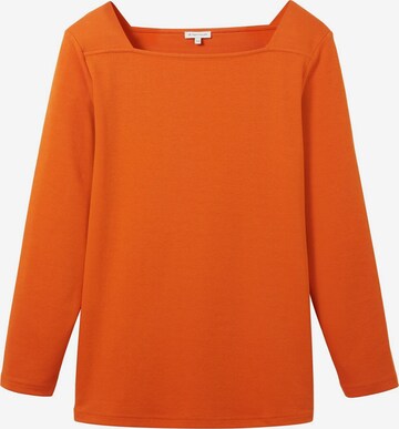 T-shirt Tom Tailor Women + en orange : devant