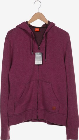 BOSS Sweatshirt & Zip-Up Hoodie in L in Pink: front