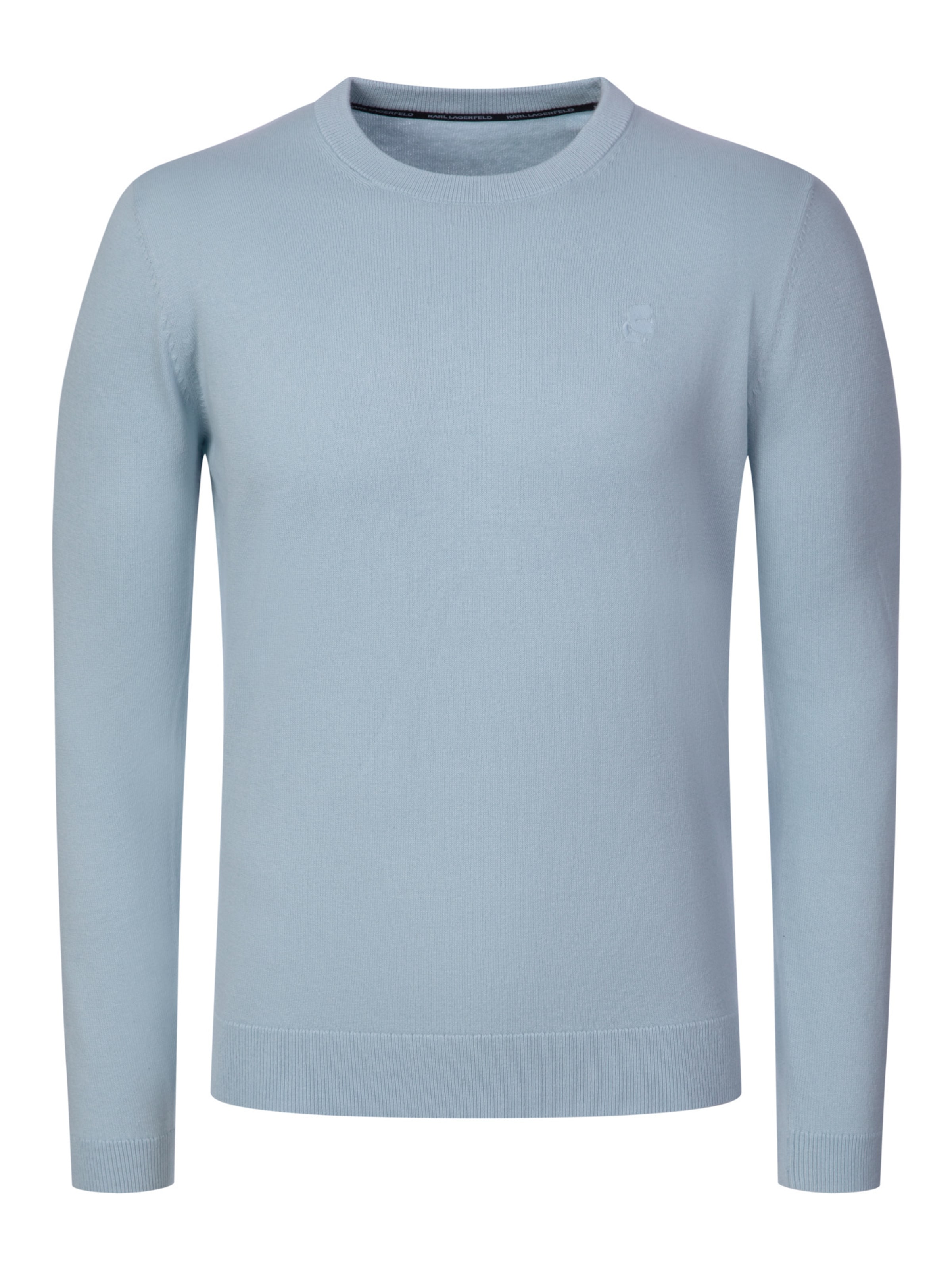 Pull-over ' 655000 ' Karl Lagerfeld en bleu : devant