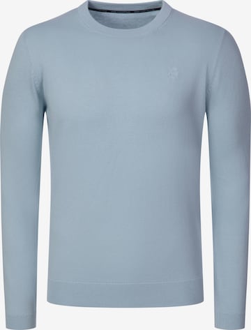 Pull-over ' 655000 ' Karl Lagerfeld en bleu : devant