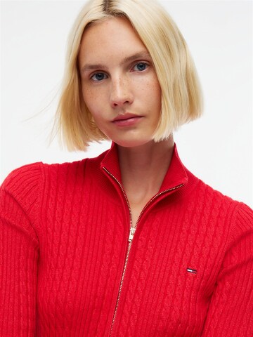 Tommy Jeans Knit cardigan in Red