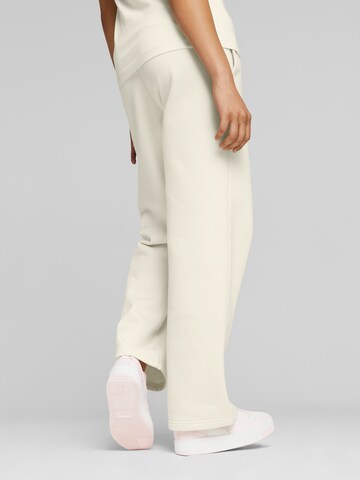 PUMAregular Sportske hlače 'ESS+' - bijela boja