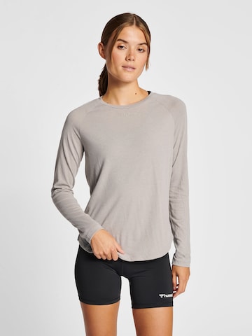 Hummel - Camiseta funcional 'Vanja' en gris: frente