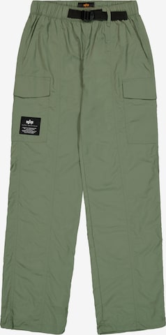 ALPHA INDUSTRIES Regular Gargohousut värissä vihreä: etupuoli