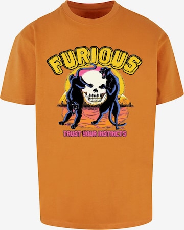 Maglietta 'Furious' di 2Y Premium in arancione: frontale