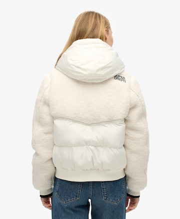 Superdry Winter Jacket 'Everest' in White