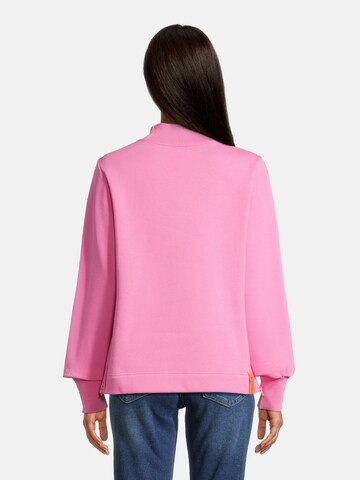 salzhaut Sweatshirt 'Oaneweeten' in Roze