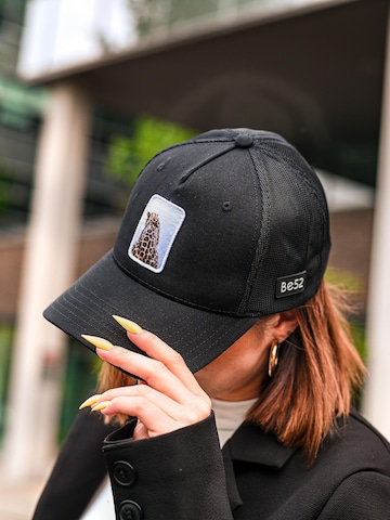 Casquette 'Leopard premium' Be52 en noir