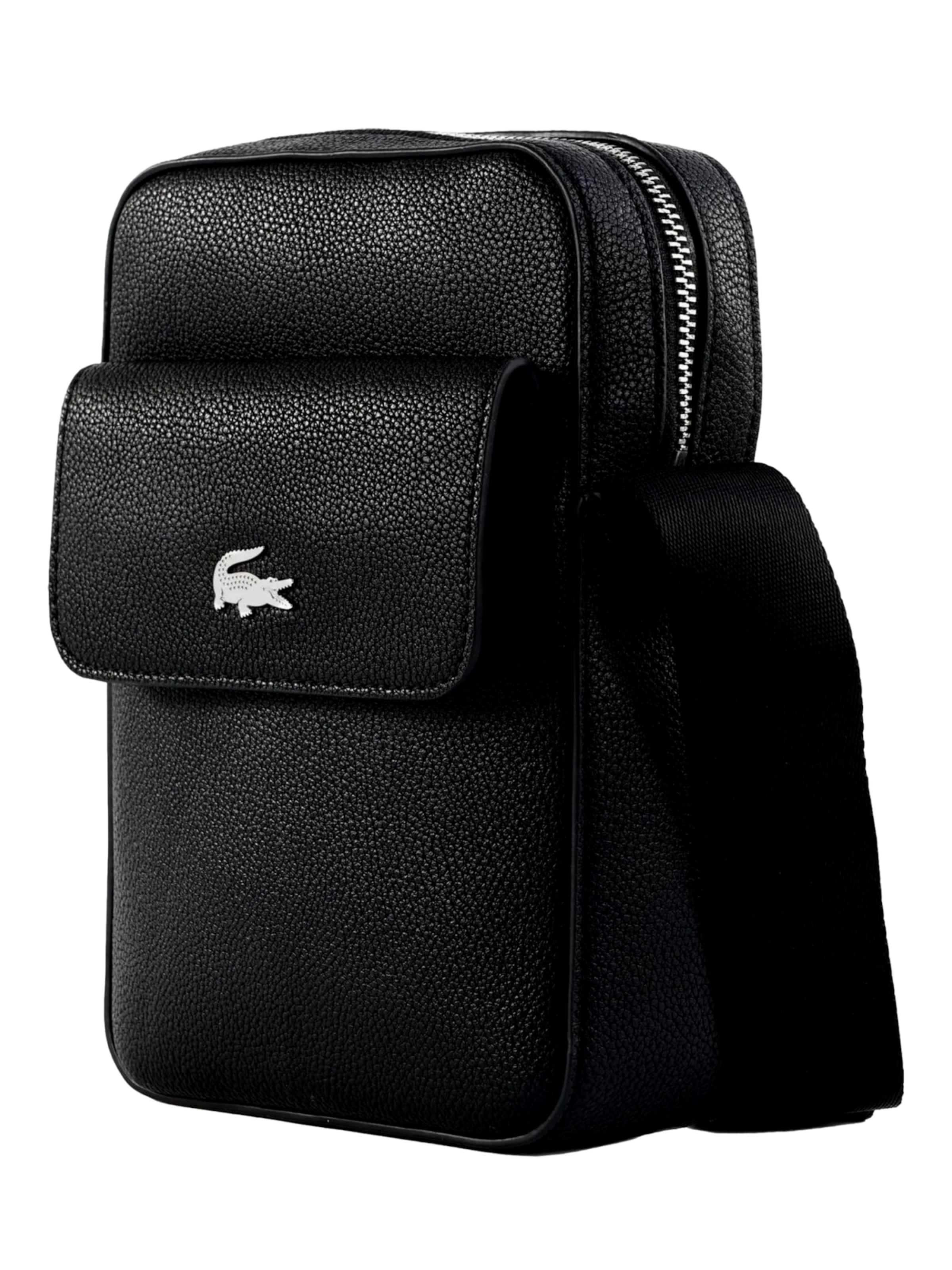 LACOSTE Umhängetasche in Schwarz