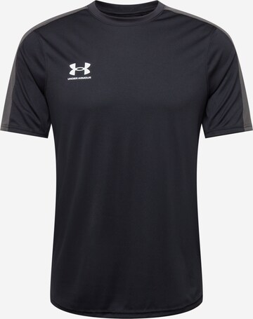 UNDER ARMOUR Funktsionaalne särk 'Challenger', värv must: eest vaates