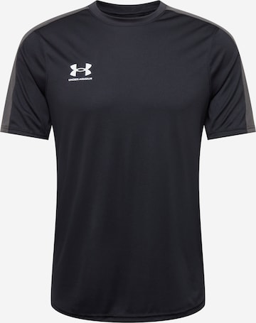 UNDER ARMOUR - Camiseta funcional 'Challenger' en negro: frente