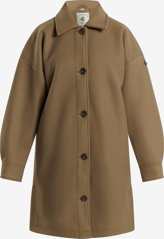 Manteau mi-saison 'Imane' DreiMaster Vintage en beige : devant