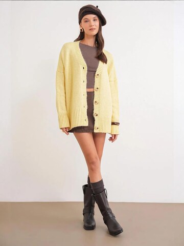 MixRay - Casaco de malha em amarelo