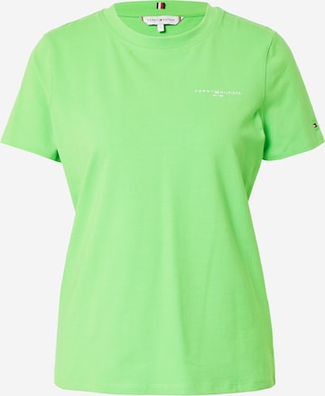 TOMMY HILFIGER Shirt '1985' in Groen: voorkant