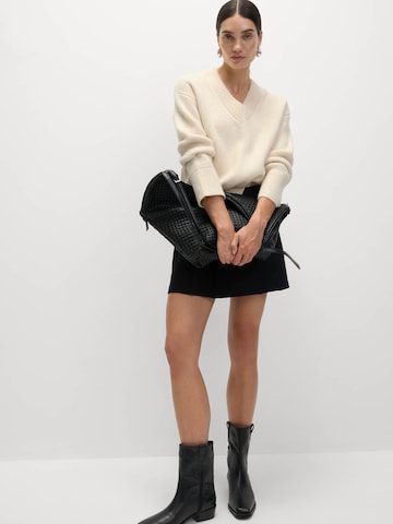 Pull-over Marks & Spencer en beige : devant