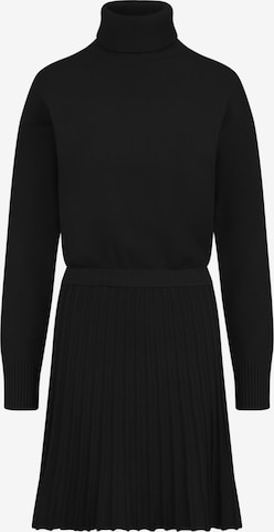 APART Knitted dress in Black: front