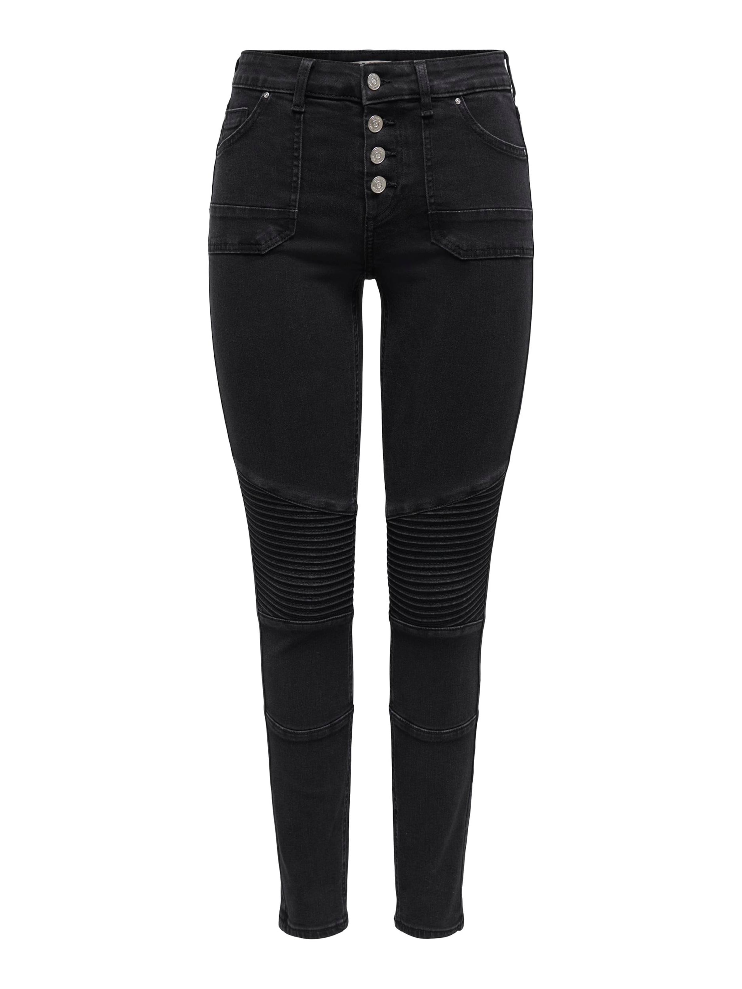 Slimfit Jeans 'BLUSH' di ONLY in nero: frontale